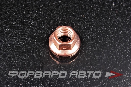 Купить Гайка М8*1,25 SW10 коллектора выпускного омедненная Cu, с фланцем FA1 988-0810