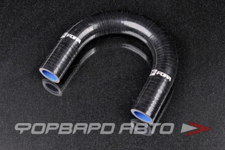 Купить Патрубок силиконовый 20 мм, 180°, 3 слоя армировки, чёрный FORA ASHU09-20-180