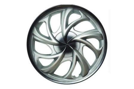 Купить Колпак колесный R13" FLY пруж., серебристо-черный, к-т 4шт АКС LW1364