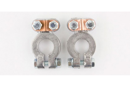 Купить Клемма аккумуляторная "±" свинец, (2шт) Европейская легкая КОНТАКТ 25002