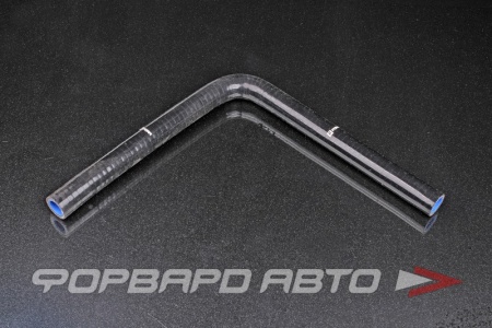 Купить Патрубок силиконовый 20 мм, 90°, L=300*300 мм, 3 слоя армировки, чёрный FORA ASHU03-90-20(300)