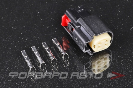 Купить Разъем 4-х контактный датчика кислорода (без провода) CARGEN AX8204S