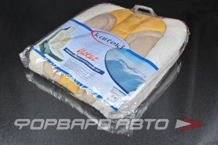 Купить Накидка на сиденье из алькантары+иск.меха темно-корич. (1шт.) "KAITEKI YAKUT" KAITEKI 14764