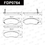 Колодки тормозные FAP FDP0764