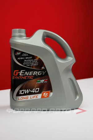 Купить Масло моторное 10W40 4л, Synthetic Long life SN/CF (с) G-ENERGY 253142395