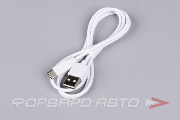 Кабель USB Type-C белый 1м HOCO X1