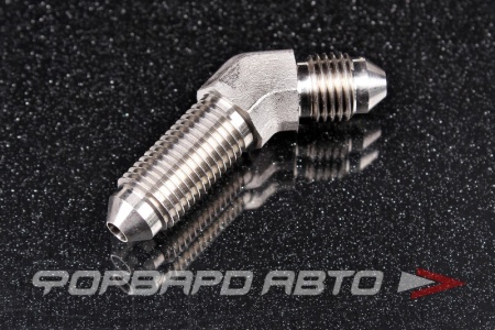 Купить Фитинг AN3 45° проходной для тормозных систем, нержавеющая сталь AB88 