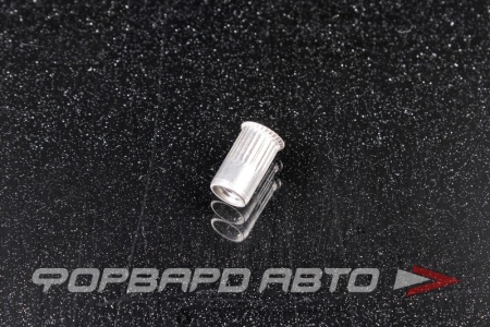 Купить Заклепка резьбовая М4 уменьшенный фланец с рифлением, алюминий М4х11,5  