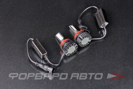 Купить Лампа светодиодная головного света H8/H11/H16 12V 30W, 3800LM 6000K с радиатором без помех SARITI F6