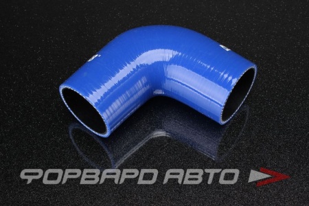 Купить Патрубок силиконовый 51 мм, 90°, синий AUTOBAHN88 