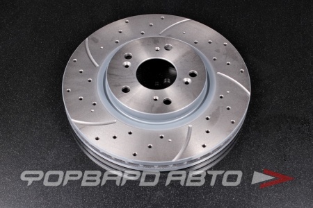 Купить Диск тормозной перфорированный вентилируемый левый G-BRAKE GFR-20756L