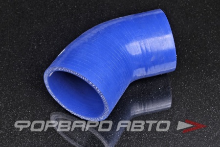 Купить Патрубок силиконовый 57-64 мм, 45°, синий AUTOBAHN88 