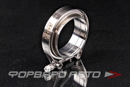 Купить Хомут V-Band 89 мм (3.5") + 2 фланца из нержавеющей стали SS304 EuroEx 221089 Купить Хомут V-Band 89 мм (3.5") + 2 фланца из нержавеющей стали SS304 EuroEx 221089