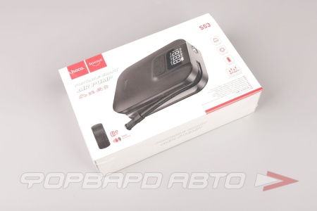 Купить Компрессор (насос) портативный 2500 мАч, беспроводной, цвет черный HOCO S53