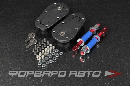 Купить Замки капота с ключем черные PROSPORT RS-06630