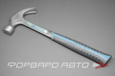 Купить Молоток-гвоздодер 570гр, (цельнокованый фиберглас.ручка) GROSS 10470