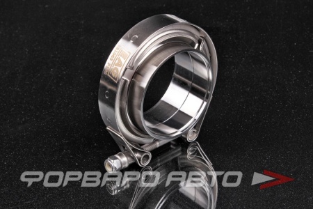 Купить Хомут V-Band 63 мм (2,5") + 2 фланца из нержавеющей стали EuroEx 221063