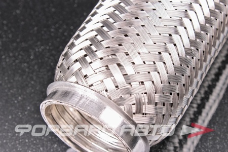 Купить Гофра глушителя 55*220 (Interlock) трехслойная (AISI 304) TIXONA P55220