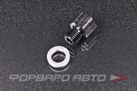 Купить Фитинг адаптер M10*1,25 мм - 1/8" наружная и внутренняя резьбы, для топливного регулятора AB88 