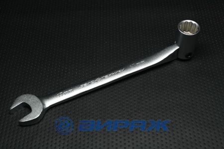 Купить Ключ комбинир. 17мм. шарнирный ДЕЛО ТЕХНИКИ 516017