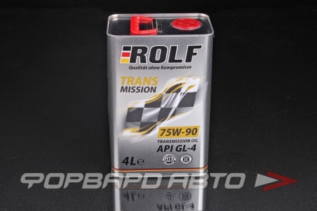 Купить Масло трансмиссионное 75W90 4л, Transmission plus GL-4/5 ROLF 322283