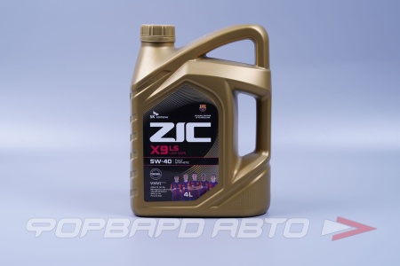 Купить Масло моторное 5W40 4л, X9 Diesel LS SN C3 (с) ZIC 162609