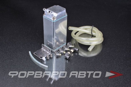 Купить Маслоуловитель квадратный под шланг 9 мм цвет серебро AUTOBAHN88 