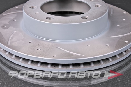 Купить Диск тормозной перфорированный вентилируемый правый G-BRAKE GFR-20738R