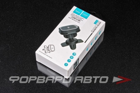 Купить Держатель телефона на решётку воздухоотвода магнитный, черно-серый HOCO CA52