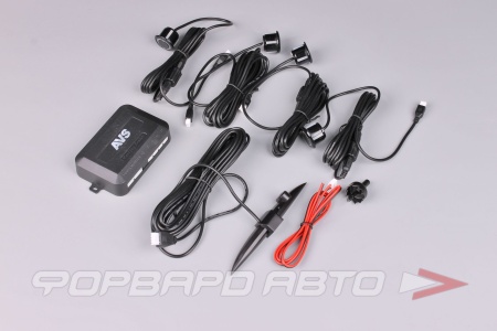 Купить Парктроник (4 датчика+коннекторы, цветн.светодиод.дисплей с цифр.табло) AVS PS-144U