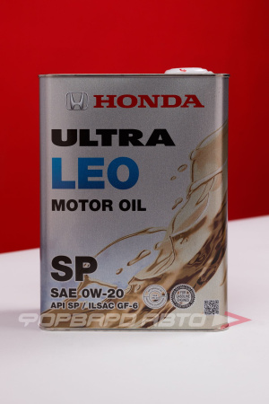 Масло моторное 0W20 4л, ULTRA OIL LEO SP/GF-6 HONDA 08227-99974HMR