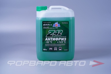 Купить Антифриз Z42 зеленый (моноэтиленгликоль), 10кг AGA AGA050Z