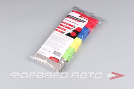 Купить Салфетка микрофибра 20х20см (10шт) SKYWAY S03902010