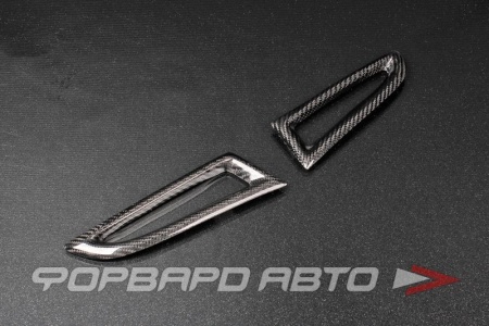 Купить Накладки боковых диффузоров бампера Subaru Impreza 06-07 карбон AUTOBAHN88 