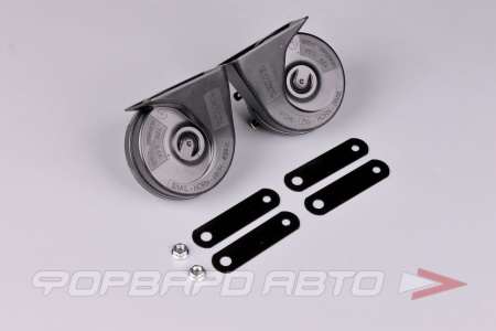 Купить Сигнал звуковой 12V "улитка'' 115Дб сталь/пластик 2 шт 8,5А SKYWAY S07601064