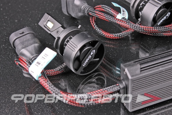 Лампа светодиодная головного света HB4(9006) 12-24V 55W 5500K, с вентилятором SARITI Y2/HB4 12V