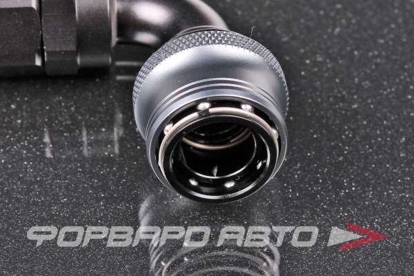 Фитинг AN10 90°, под шланг AN, быстросъемный (quick release) "мама" (female) AB88 