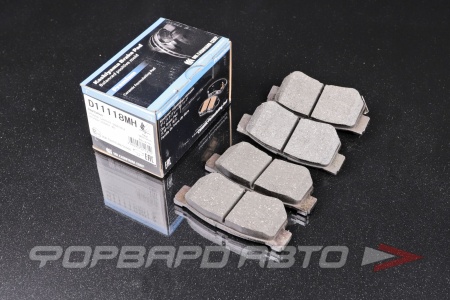 Купить Колодки тормозные, задние (с антискрипной пластиной) KASHIYAMA D11118MH