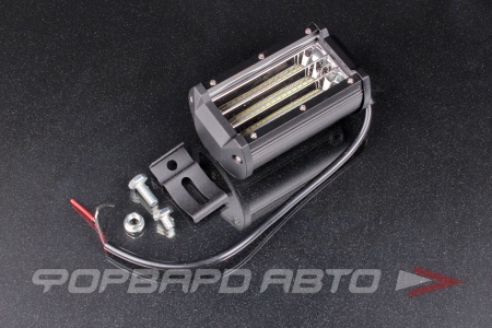 Купить Фара светодиодная 12V/24V 108W 6000К, 36 диодов ближний, 130*75*60 мм прямоугольная SKYWAY S07201072