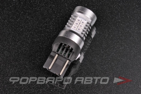 Купить Лампа светодиодная 12-24V W21/5W 7443 красная SARITI 