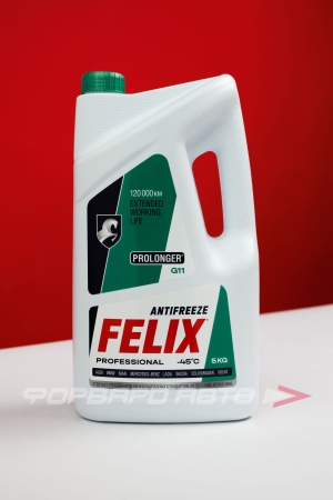 Купить Антифриз G11 Prolonger зеленый, 5кг FELIX 430206031