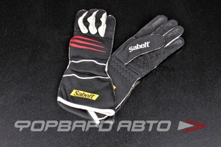 Купить Перчатки для автоспорта Sabelt HERO TG-9, FIA 8856-2000, чёрный, размер 10 SABELT RFTG09NRN10