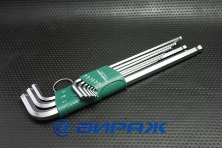 Купить Набор ключей 6-ти гран с шаром 1/16-3/8мм дюймовых JONNESWAY 