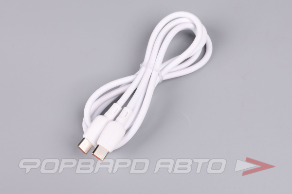 Кабель USB Type-C/Type-C 100W 3А (белый) 1м BOROFONE BX93