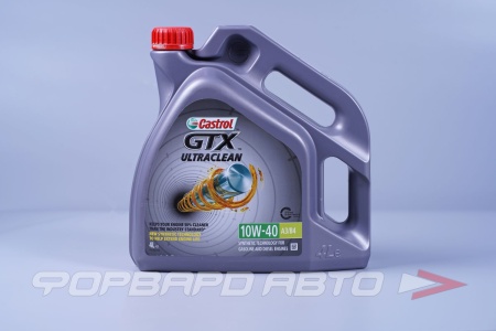 Купить Масло моторное 10W40 4л, GTX Ultraclean A3/B4 CASTROL 15A4E0