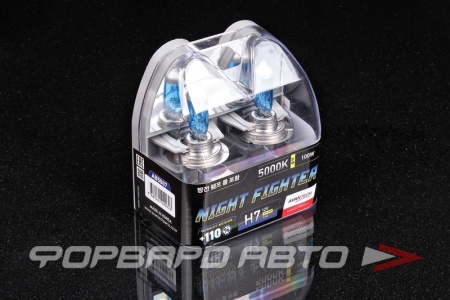 Купить Лампа H7 12V 55W (100W) NIGHT FIGHTER 5000K AVANTECH AB5007