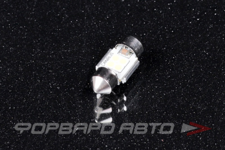 Лампа светодиодная 12V C5W (салонная 28мм) (белый) SARITI SJ-3030-4SMD