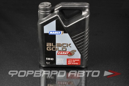 Купить Масло моторное 5W40 5л, S. CARAT (синтетические эстеры с графитом) MARLY 