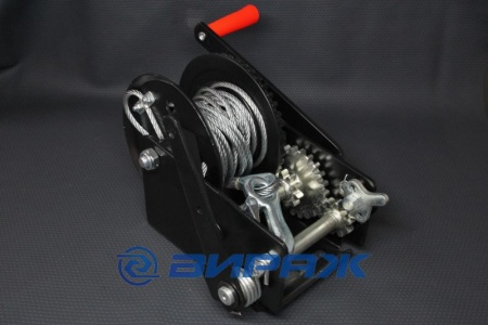 Купить Лебедка ручная стационарная 800кг, 2000Lbs, 10,35:1/4,5:1 (JC- B Hand winch) TOHO JC-B20