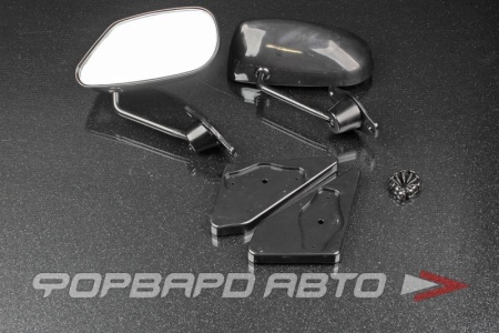 Купить Зеркало "Формула 2", черное (2 штуки) PROSPORT RS-07917